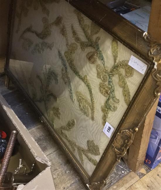 Crewel work panel
